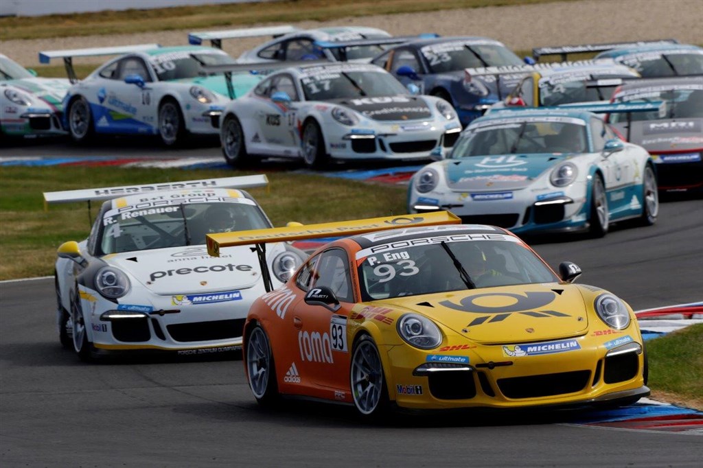 Philipp Eng straks efter starten
(Foto: Porsche Media)